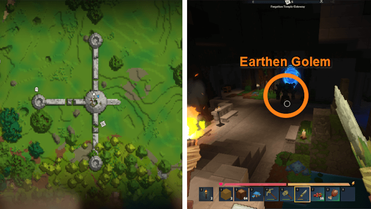 Earthen Golem Location