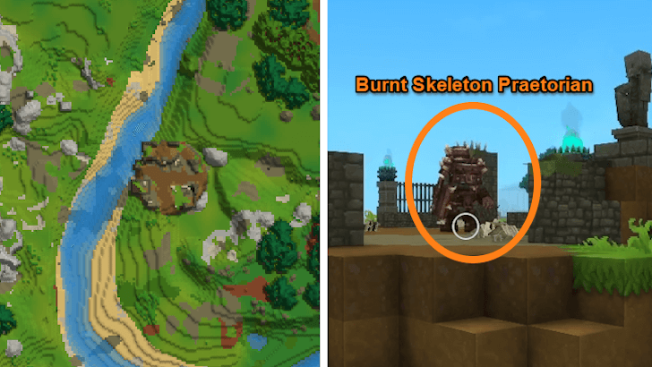 Burnt Skeleton Praetorian Location