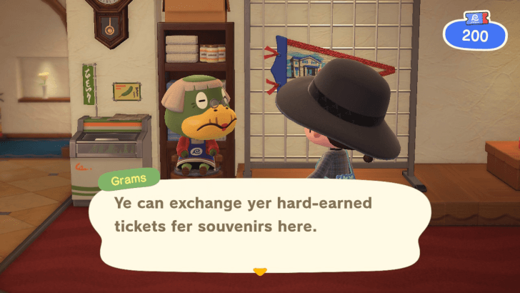 Exchange hotel tickets at Grams