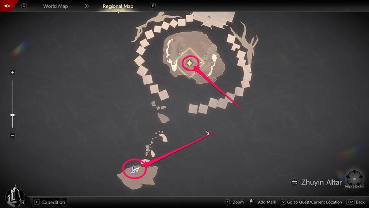 Zhuyin Altar Location