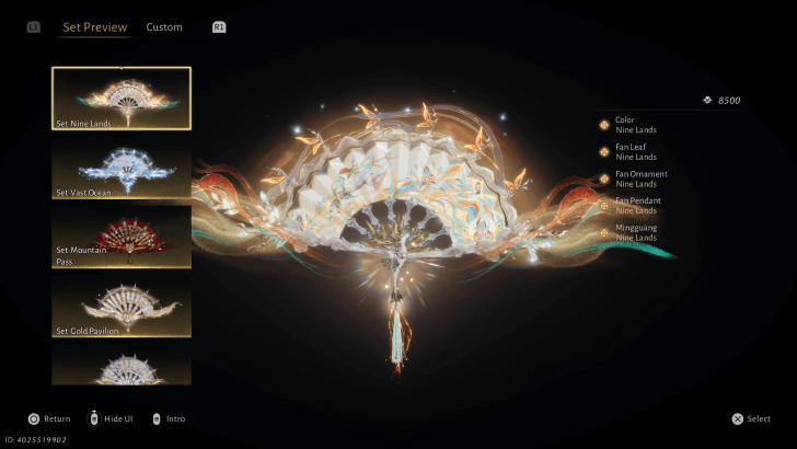 Spend Taiyi Stones for Full Weapon Skin