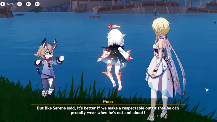 Genshin Impact A Gift From the Sea Spirits Quest Talk to Puca