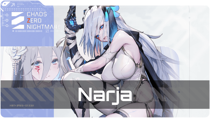 Chaos Zero Nightmare - Narja Character Top Banner