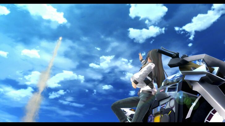 Trails Beyond the Horizon Emilia Looking at the Rocket