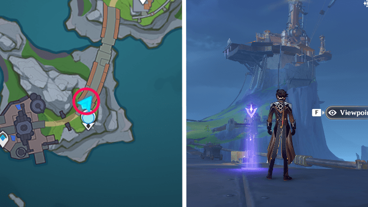 Genshin - Viewpoint in Voidsea Outlook