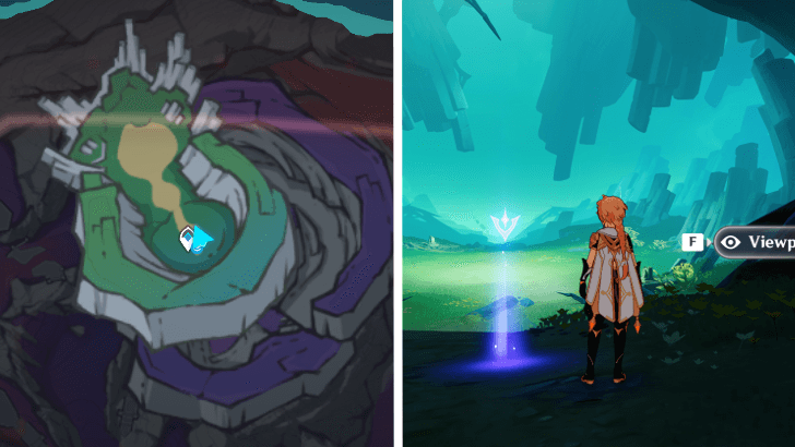 Genshin - Viewpoint in Chasm of Endless Decay