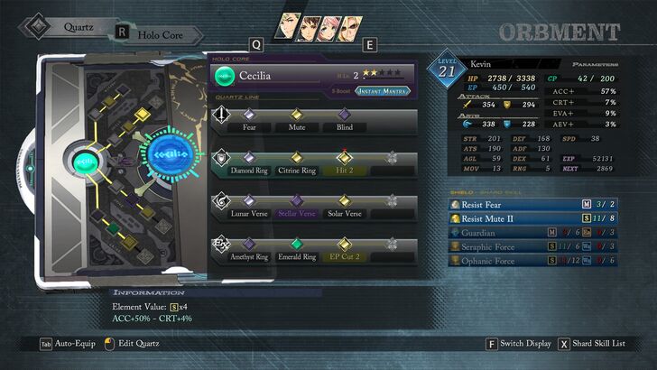 Trails Beyond the Horizon Orbment System