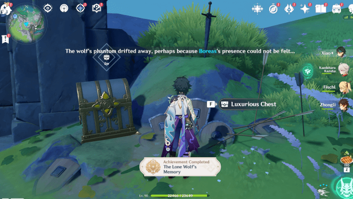 Genshin Impact - Boreas Presence - Rewards