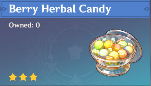 Genshin Impact - How to Get Berry Herbal Candy and Effects