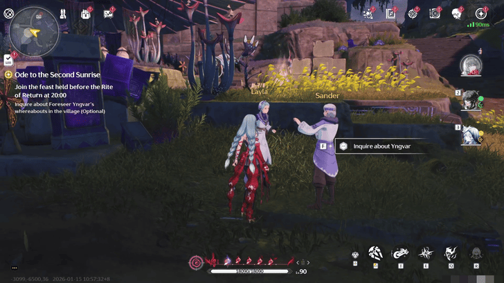 Wuthering Waves 9 Layla and Sander Location