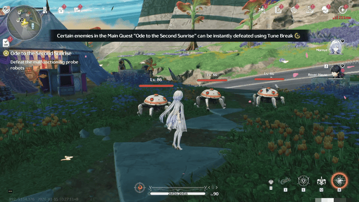 Wuthering Waves 4 Defeat the Malfunctioning Probe Robots