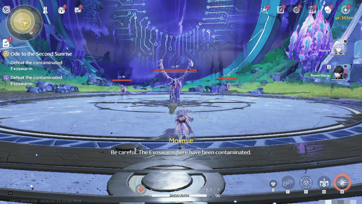 Wuthering Waves 6 Defeat the Contaminated Exoswarm