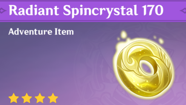 Genshin Impact - How to Get Radiant Spincrystal 170 and Effects
