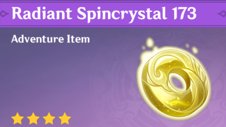 Genshin Impact - How to Get Radiant Spincrystal 173 and Effects
