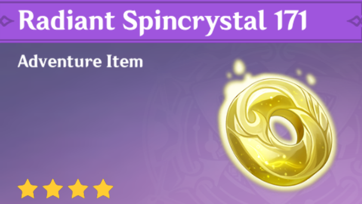Genshin Impact - How to Get Radiant Spincrystal 171 and Effects