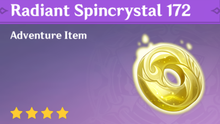 Genshin Impact - How to Get Radiant Spincrystal 172 and Effects