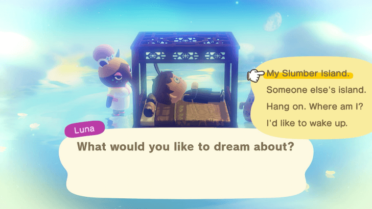 Joining Another Slumber Island