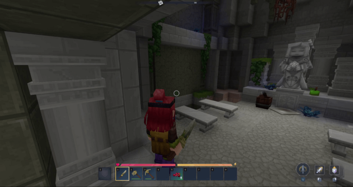 Left Stairs Inside Temple