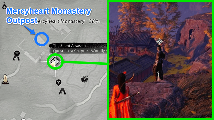 After Clearing Mercyheart Monastery Outpost