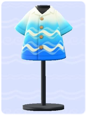 Blue Hotel Aloha Shirt