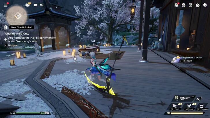 Ask Fushu at the Hall of Ephemerality about Weisheng