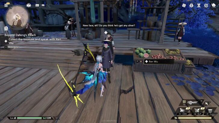 Collect the Treasure and Speak with Ren Wu