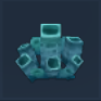 Cyan Coral Sponge Icon