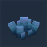 Blue Coral Sponge Icon