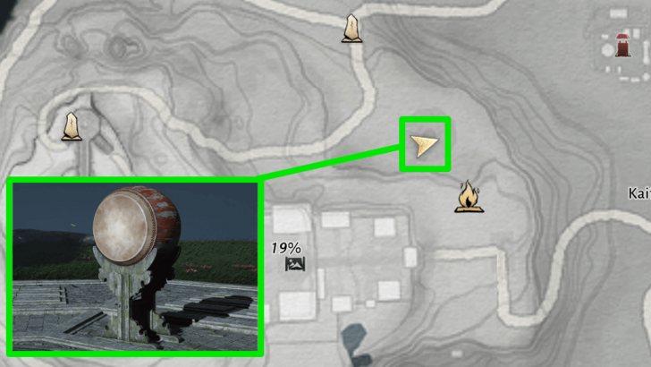 Where Winds Meet - Master of the Yellow River - Drum Location.png