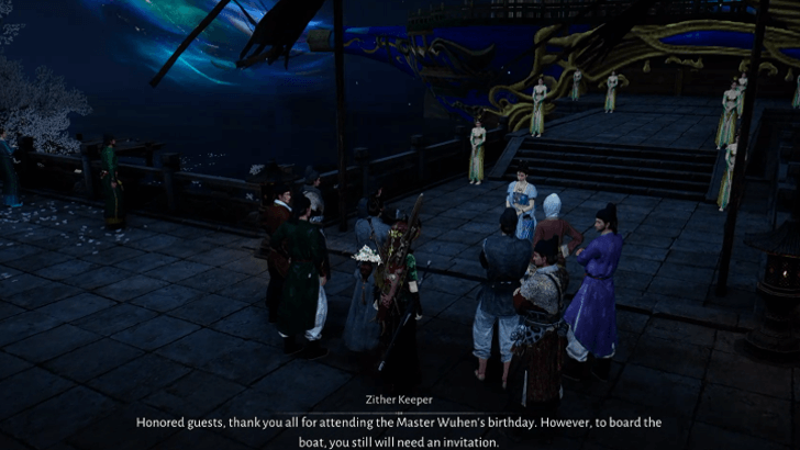 WWM - Gilded Chase - talk to the Zither Keeper