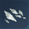 White Crystal Shards Icon