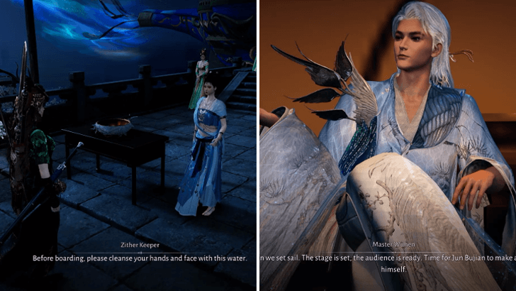 WWM - Gilded Chase - Board the Mirage Boat