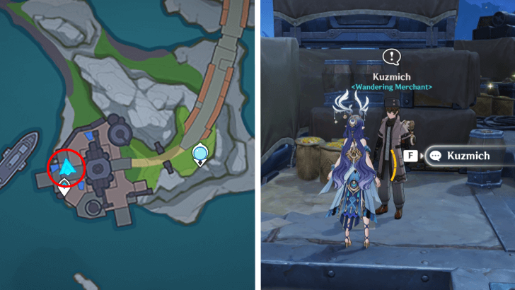 Genshin Impact - Parting Ways on the Journey Home Location