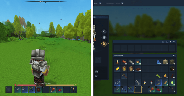 Equip and Use Backpack