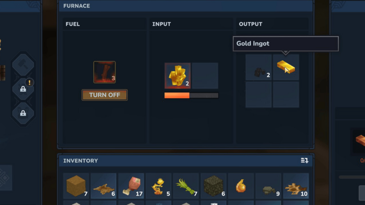 Getting Gold Ingot
