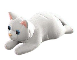 Cat Plushie - White