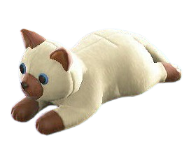 Cat Plushie - Cream & Brown