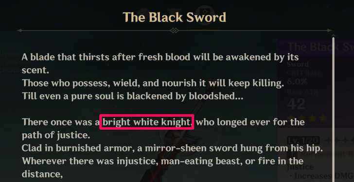 Genshin - White Knight