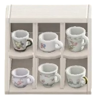 Mug Shelves - White