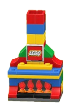 LEGO Fireplace Image