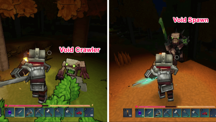 Voids Crawler and Void Spawn
