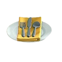 Cutlery - Yellow Napkin