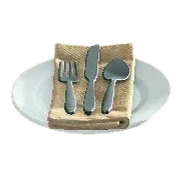 Cutlery - Beige Napkin