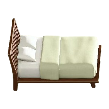 Artful Bed - Dark Wood Frame