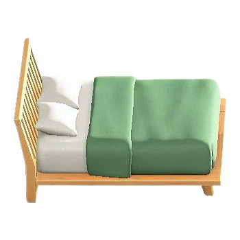 Artful Bed - Deep Green Bedding