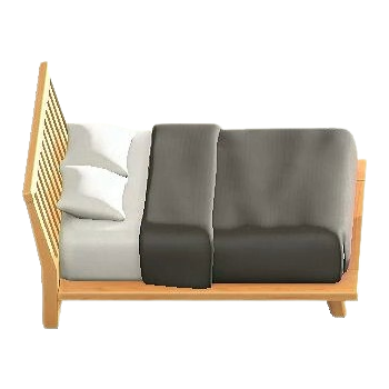 Artful Bed - Black Bedding