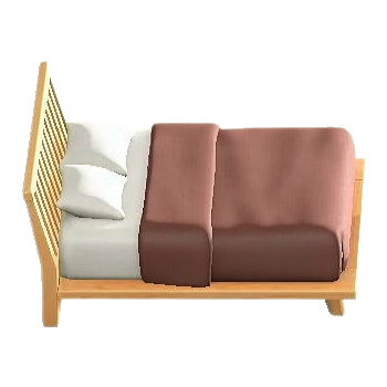 Artful Bed - Azuki Red Bedding