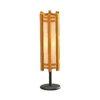 Artful Lamp - Orange Wood