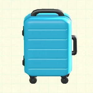 Rolling Suitcase - Light Blue