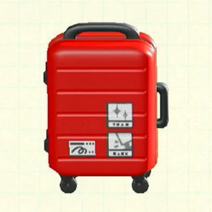 Rolling Suitcase - Shipping Sticker